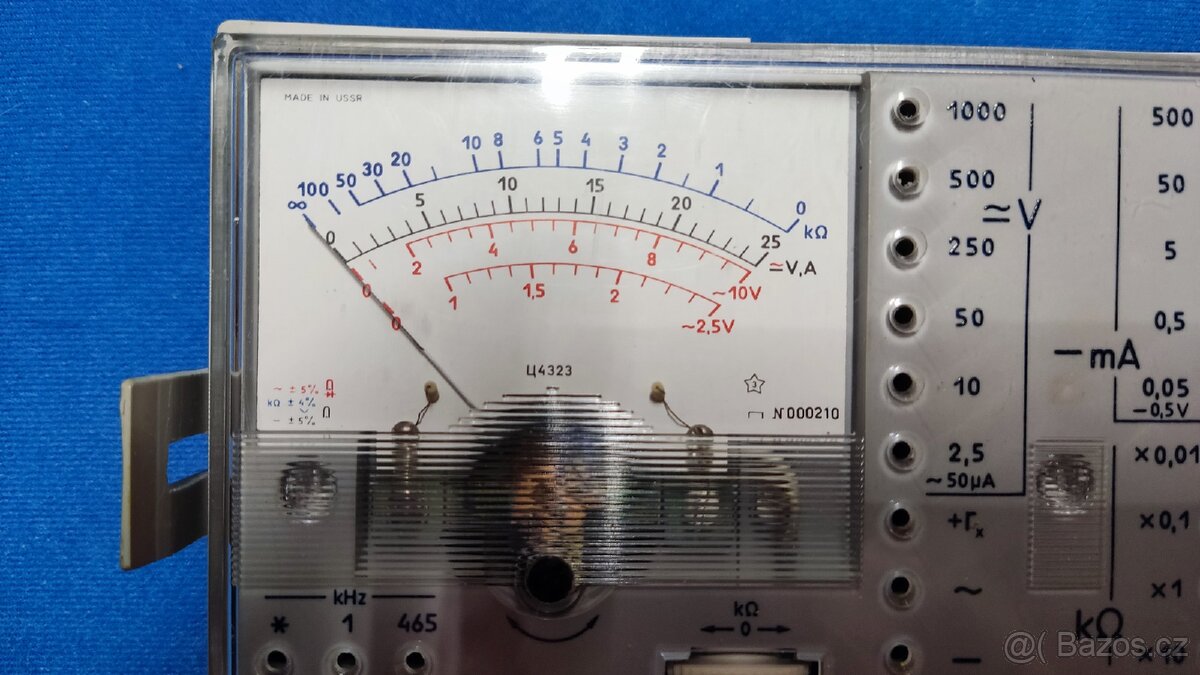 Analogový multimetr C4323 - vyroben v SSSR - 2