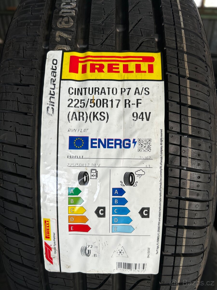 225/50/17 nové celoroční pneu - 2