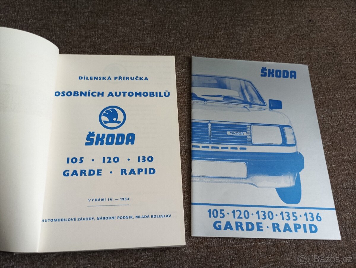 Dílenská příručka Škoda 105/120/130/135/136 - 2