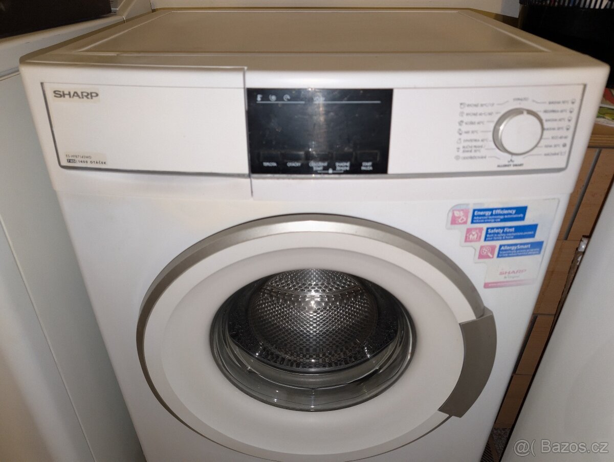 Pračka Sharp ES-HFB7143WD na 7 kg prádla - 2