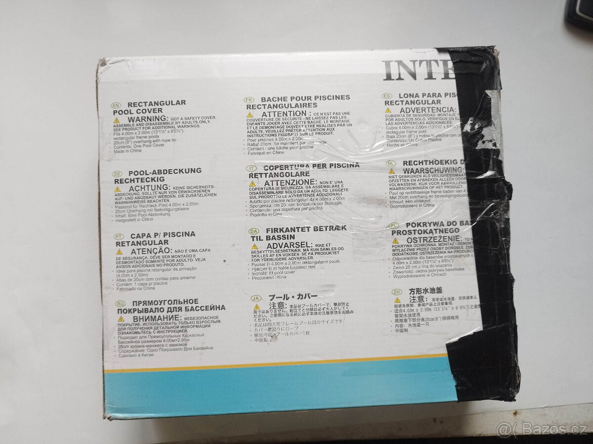 Intex krycí plachta na bazén 400X200cm - 2