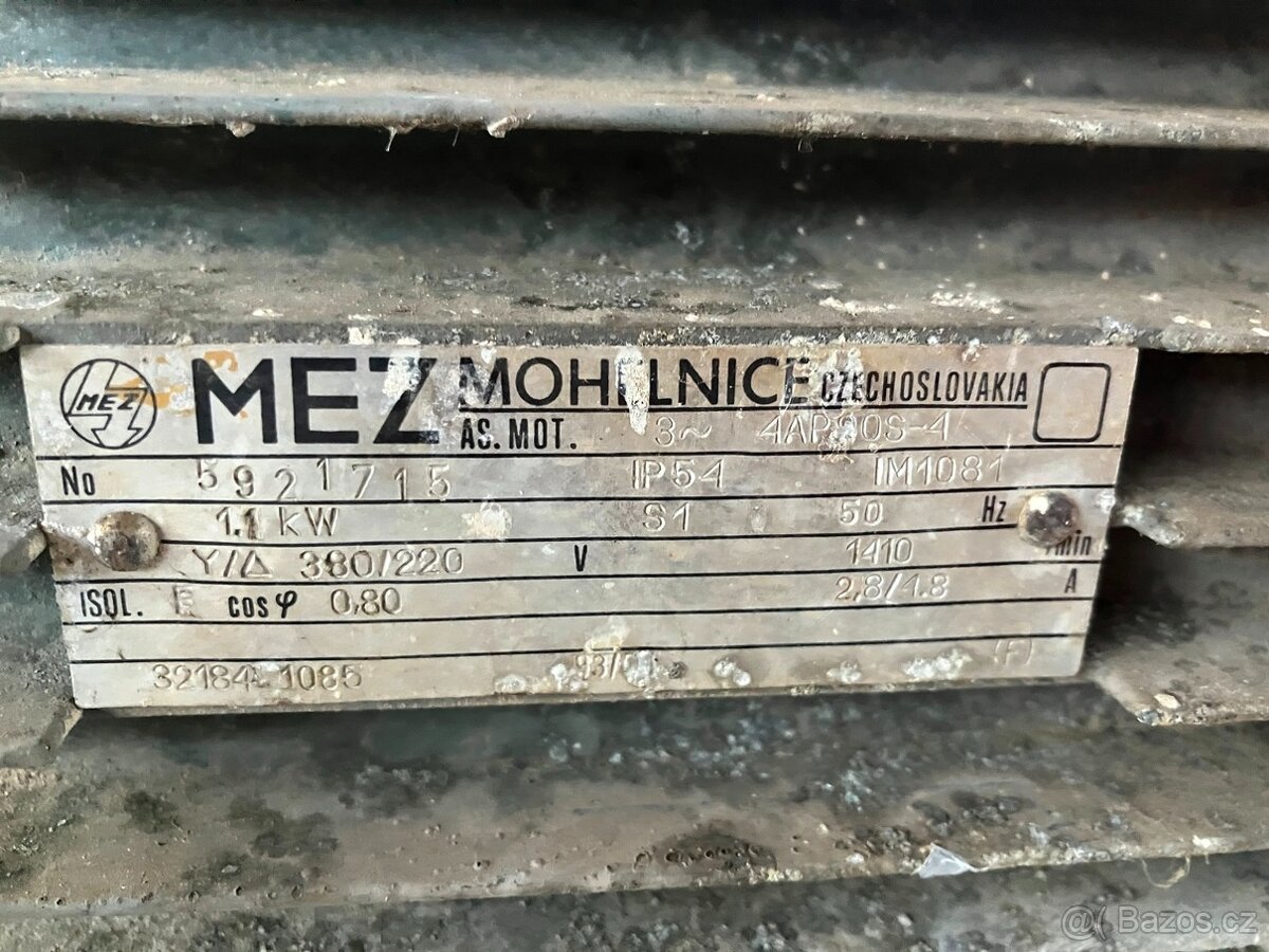 Elektromotor 1,1 kW Mez Mohelnice - 2