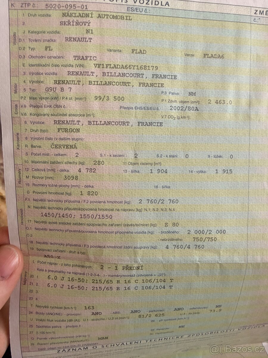 Renault Trafic 2006 2,5l - 2