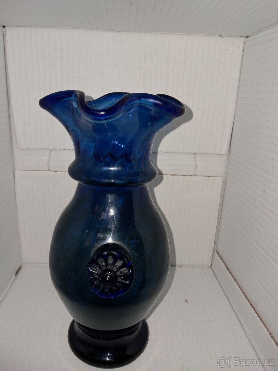 Váza s nálepy - 22 cm. - 2