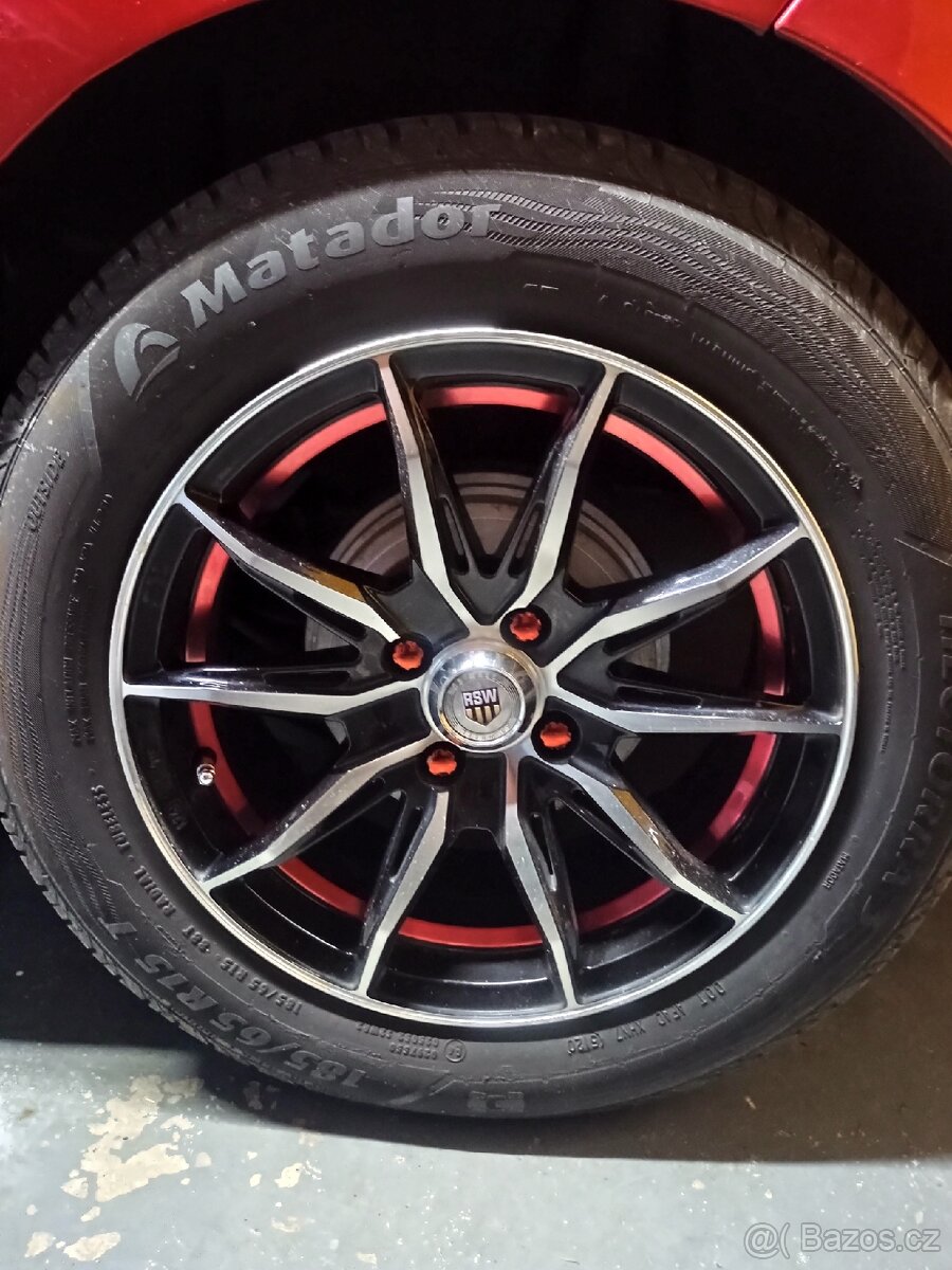 Alu kola RSW 4x100 s letni pneu - 2