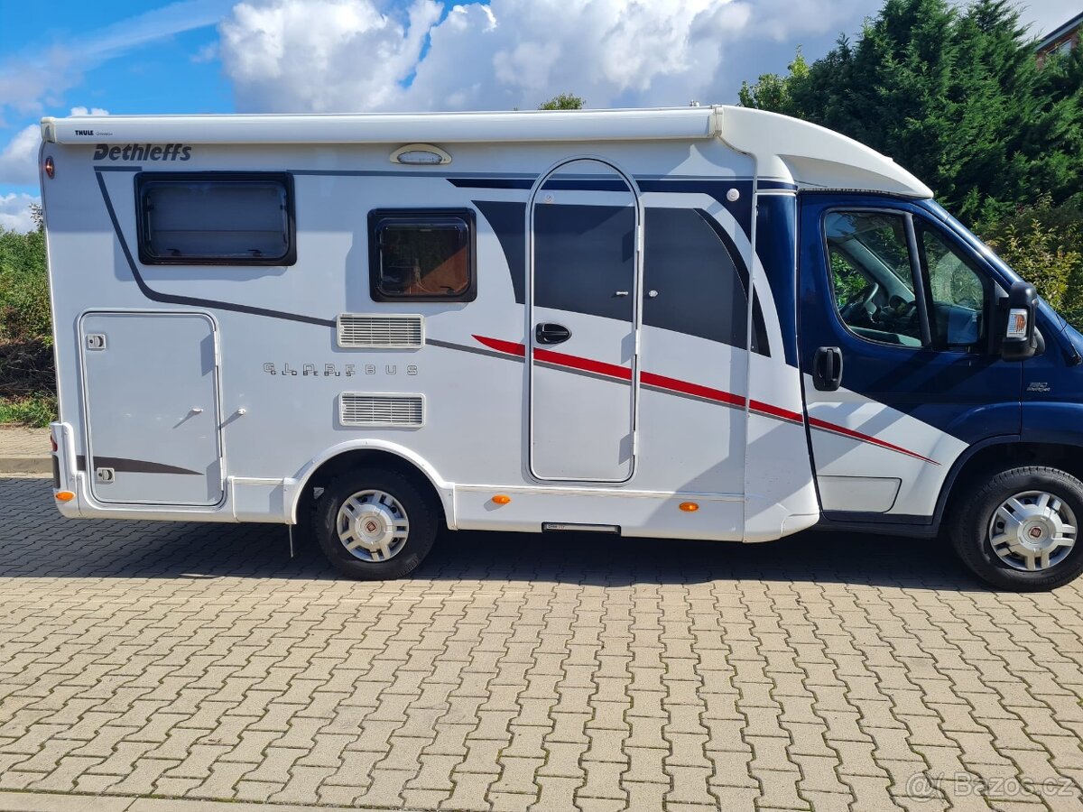 Obytné auto Dethleffs Globebus 2.3JTD,solár,satelit,garáž - 2