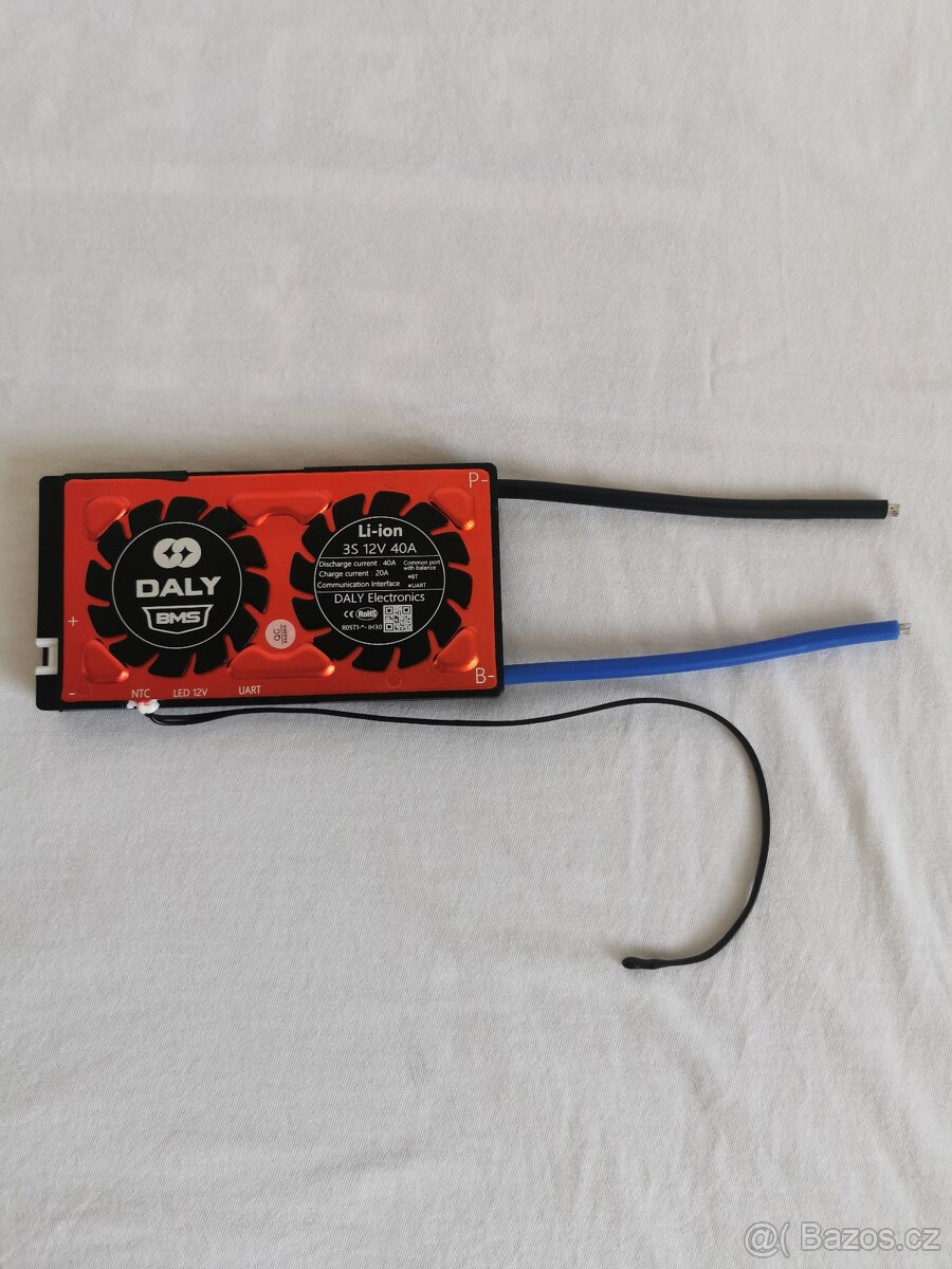 Daly Smart BMS - Li-Ion 3s 12V 40A - 2