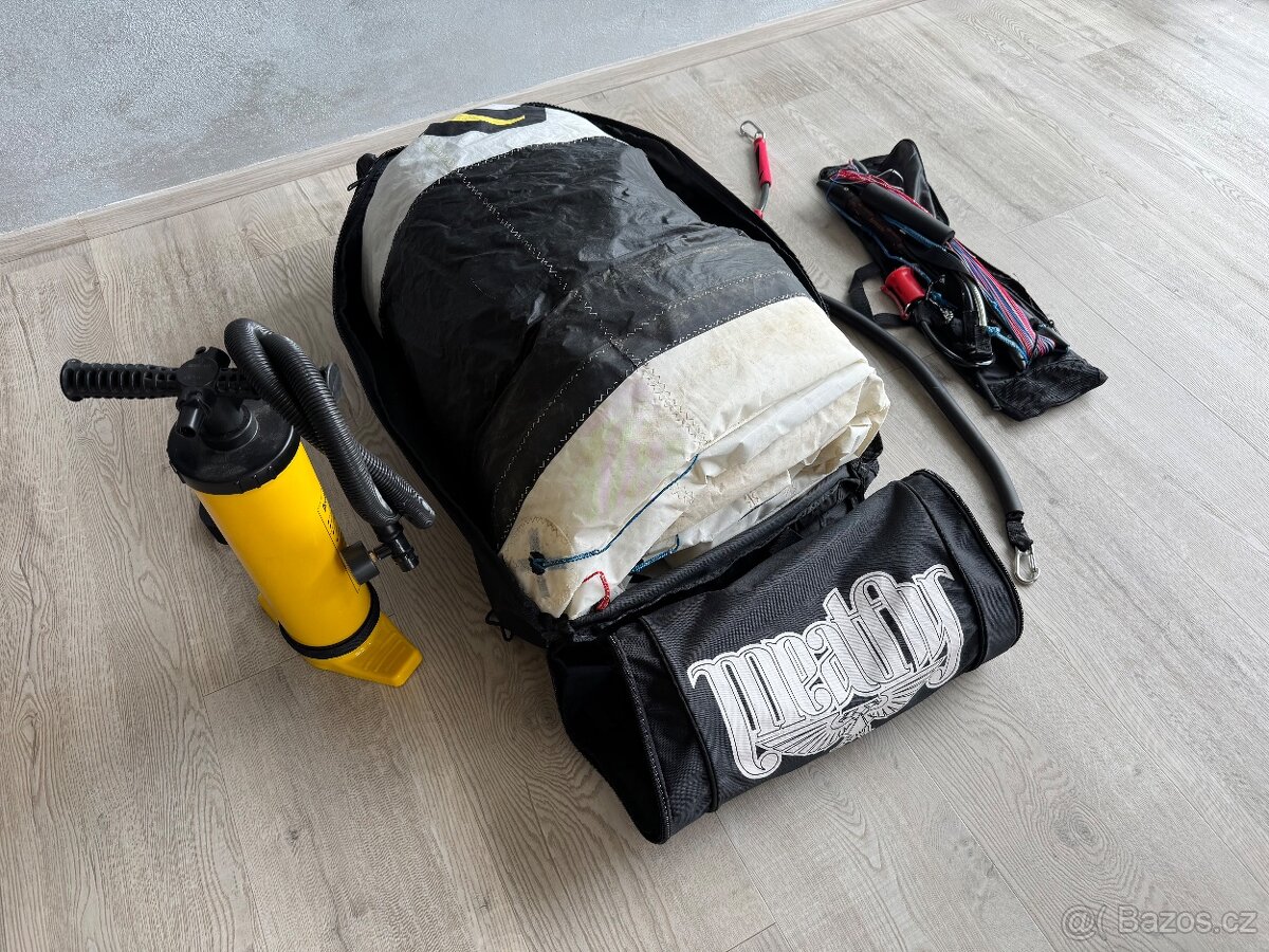 Kite MeatFly 9 + bar + pump, 1x použité - 2