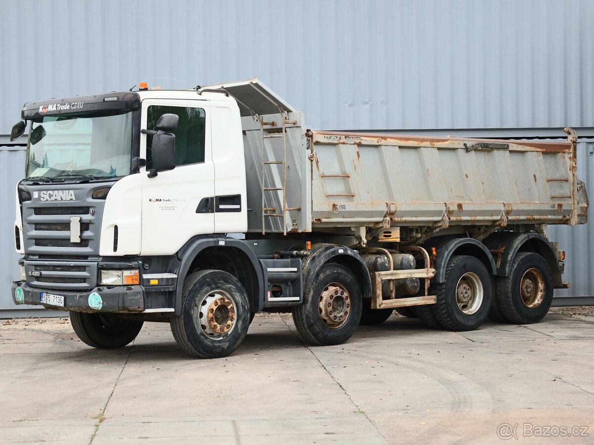 Scania G 420, 8x4, 32 TUN, HARDOX F.X. MEILLER ,10 CBM, DVOU - 2