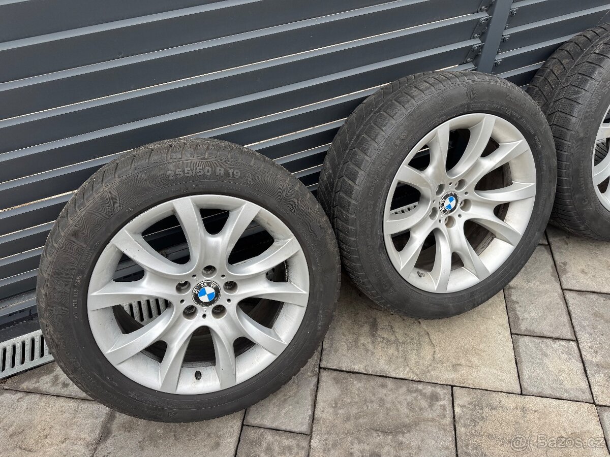 Originální sada alu BMW X6 255/50R19 Continetal - 2