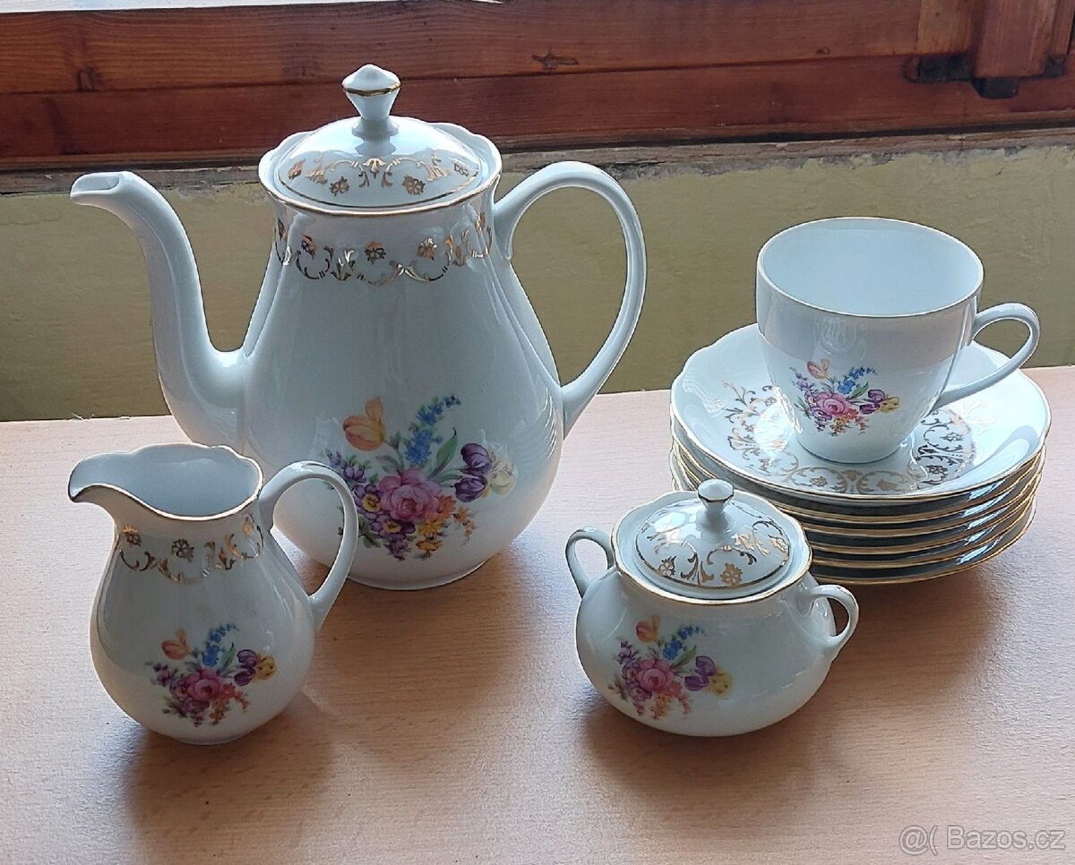 Starožitný porcelán, sklo - 2