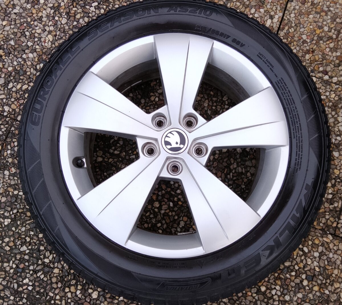 Zimní alu disky originál Škoda Superb III 5x112 R17 Triton - 2