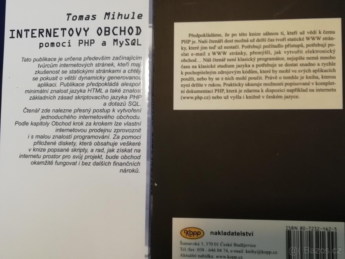 Internetový obchod pomocí PHP & MySQL + PHP v přikladech - 2