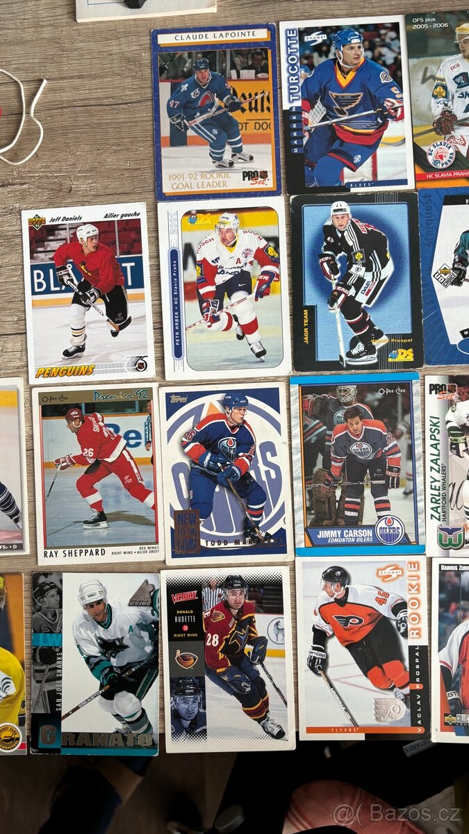 Karty hokejisté - 2