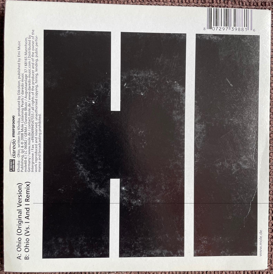 Khoiba Ohio singel vinyl nový - 2