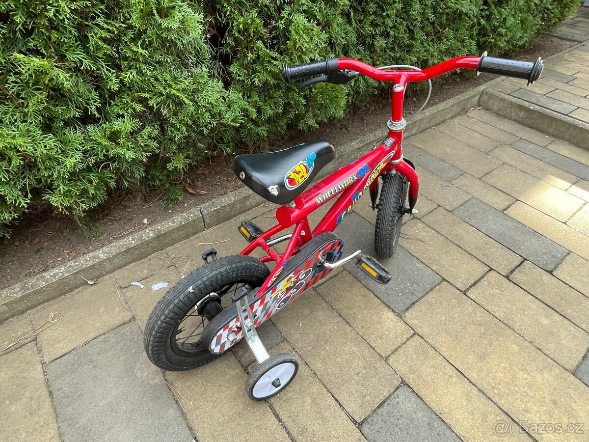 Dětské kolo s pomocnými kolečky - 2