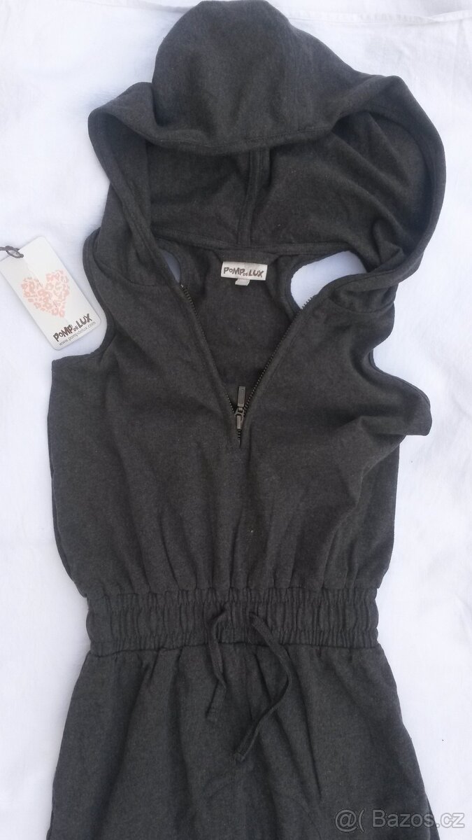 OVERAL GREY MELANGE 6-7 let - 2