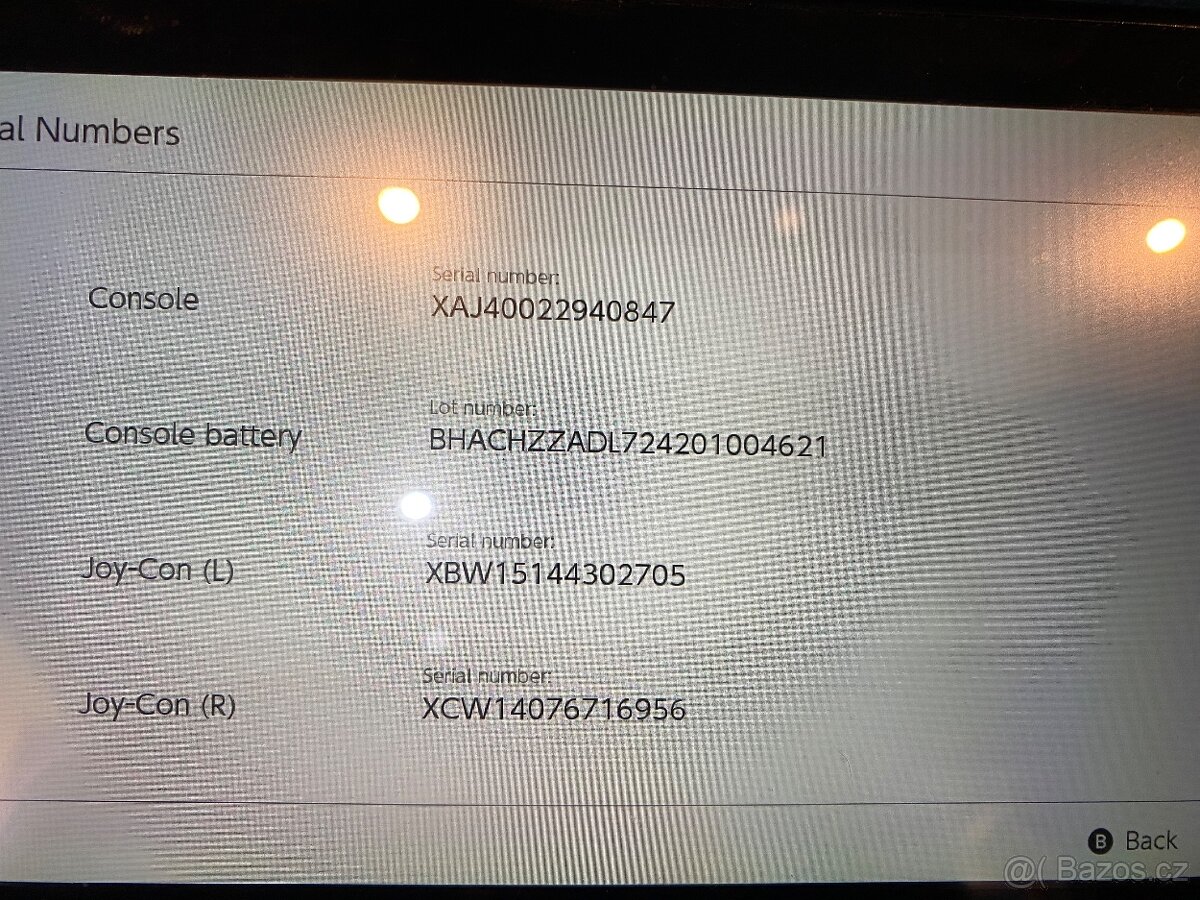 Nintendo switch V1 - možno CFW - 2