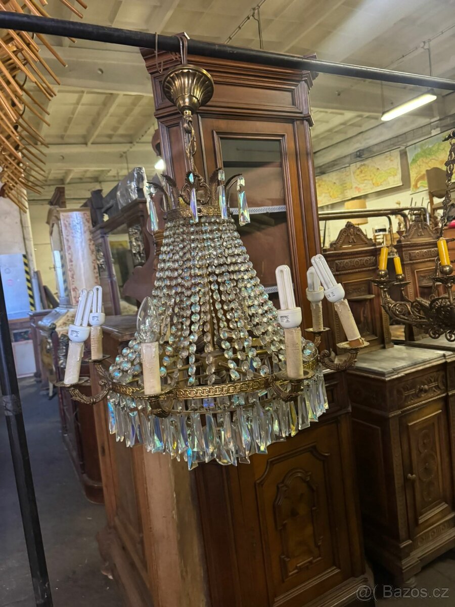 Křišťálový historický lustr (144036) - 2