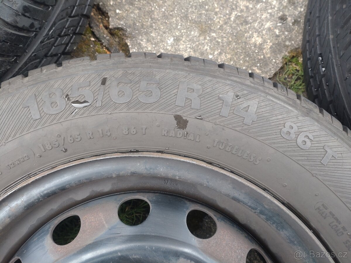 Sada letních kol Barum 185/65 R14 - 2