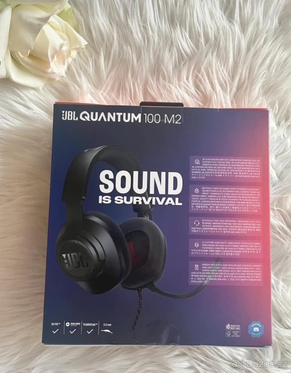 Černá sluchátka JBL Quantum 100 M2 - 2