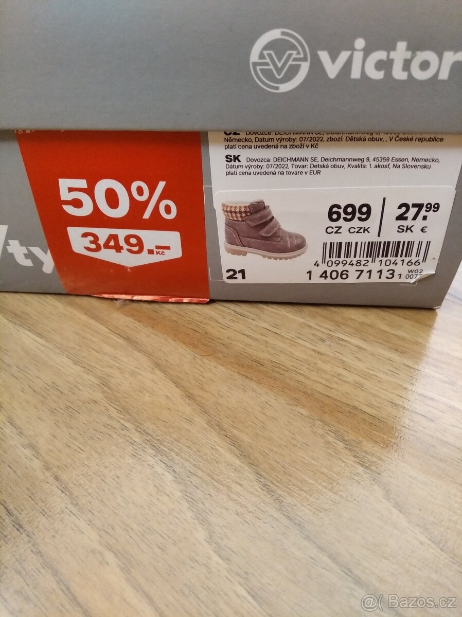 dětské zimní boty vel. 21, zn. Vty - 2