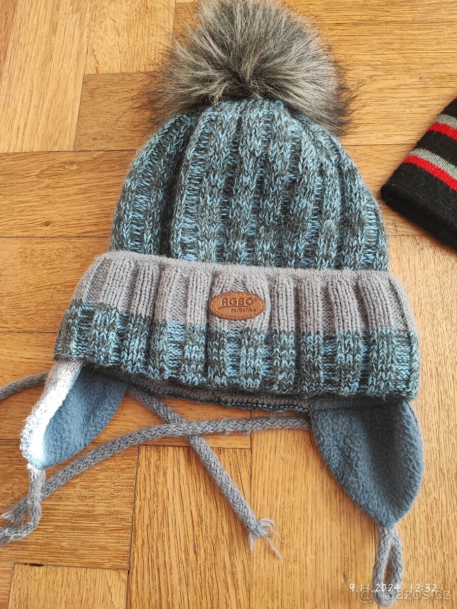 Zimní čepice cca od tří let - 2