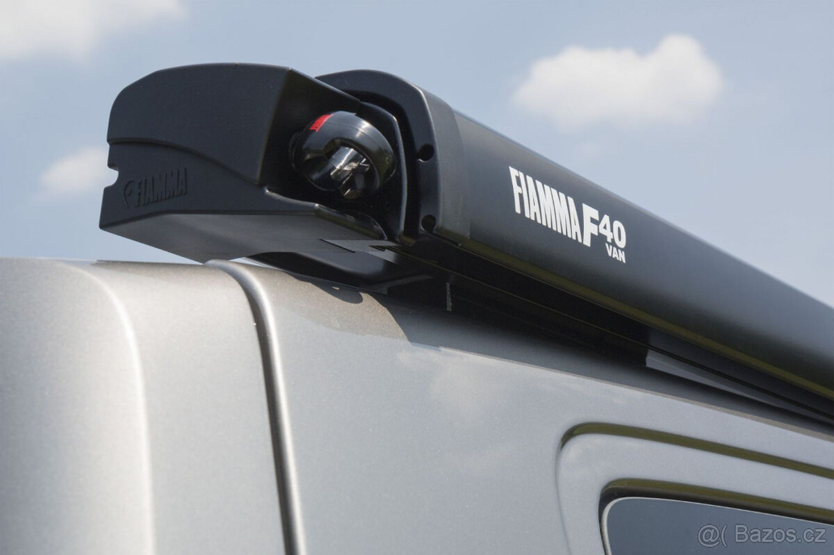 Markýza Fiamma F40 VAN 270 černá, šedé plátno - 2