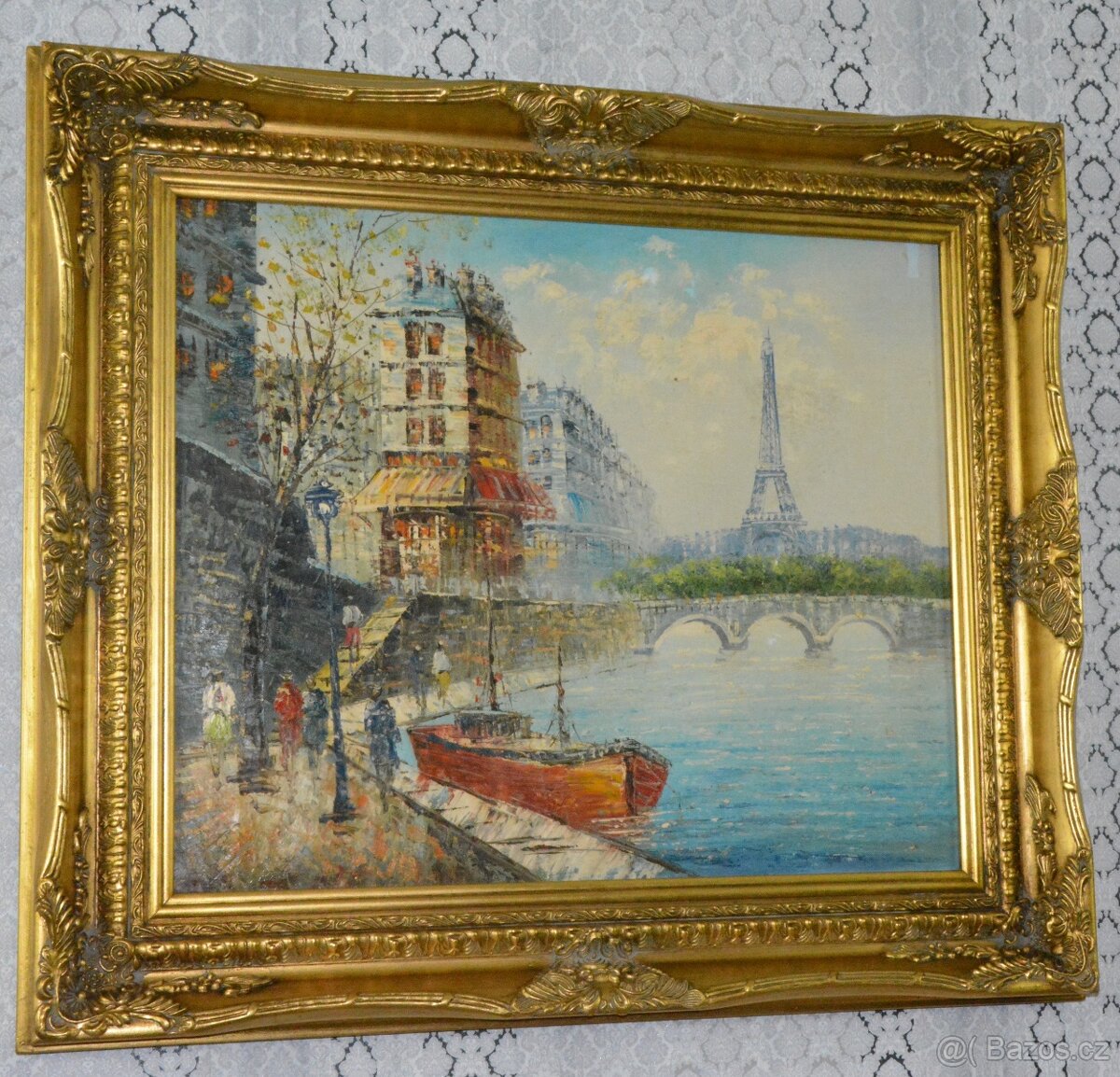 Obraz - Imprese - Paris - olej na plátně - 2