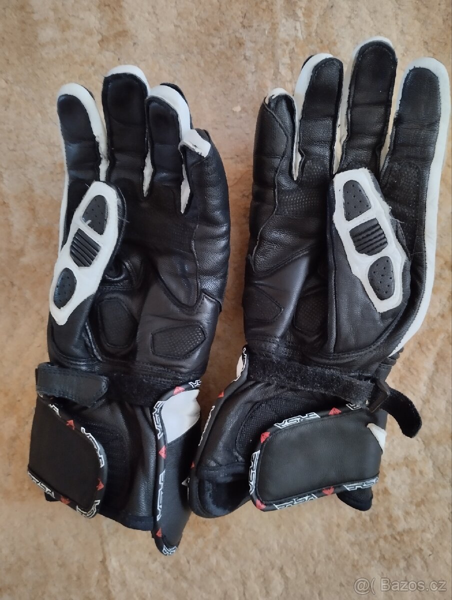 Kožené rukavice na moto - 2