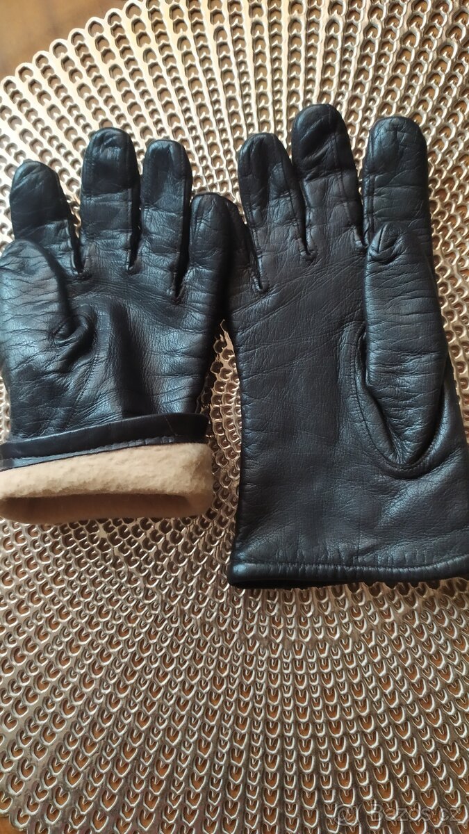 kožené dámské rukavice - 2