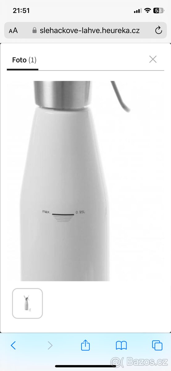 Prodam slehackovou lahev Hendi 1l - 2