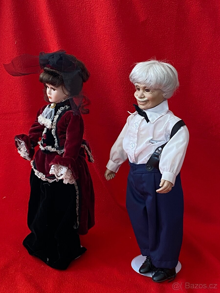 2 porcelánové panenky - 2