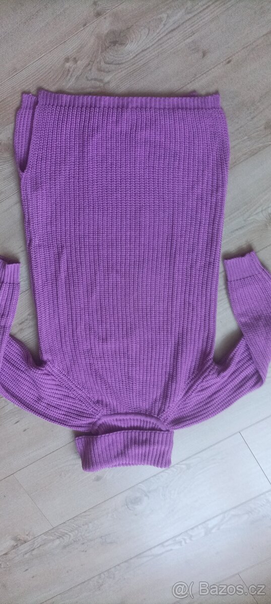 Dívčí pletené šaty vel 158 - 2