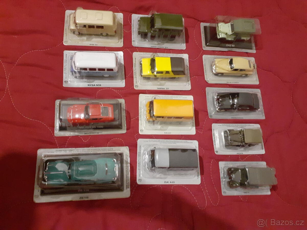 Modely aut 1:43 - 2