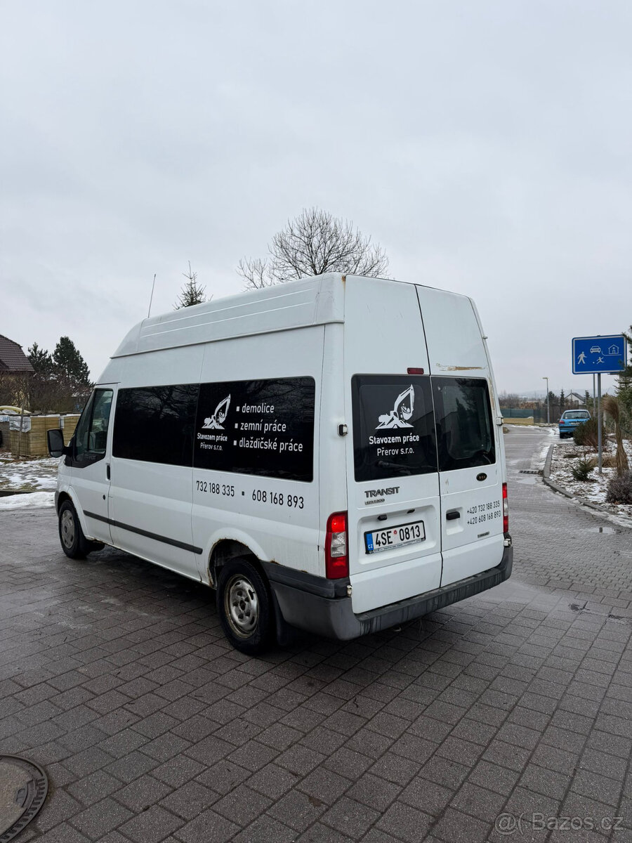 Ford Transit – 6 míst, klima, tempomat, dobrý stav - 2