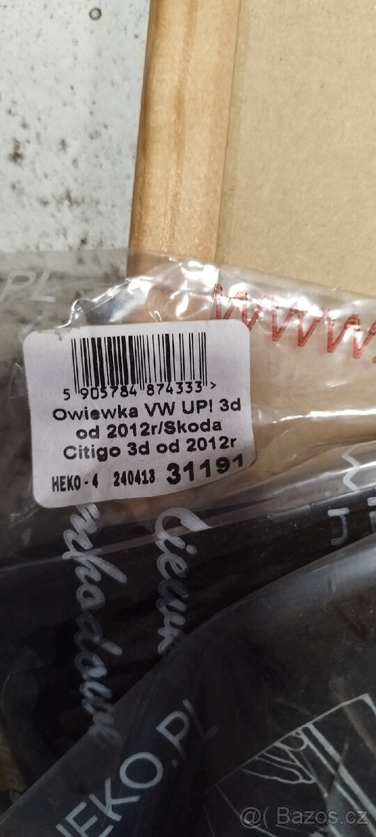 Ofuky na přední dveře Škoda Citigo+VW Up - 2