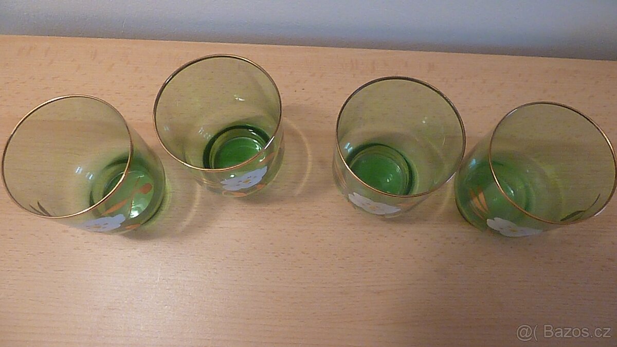 4x retro sklenička - 2