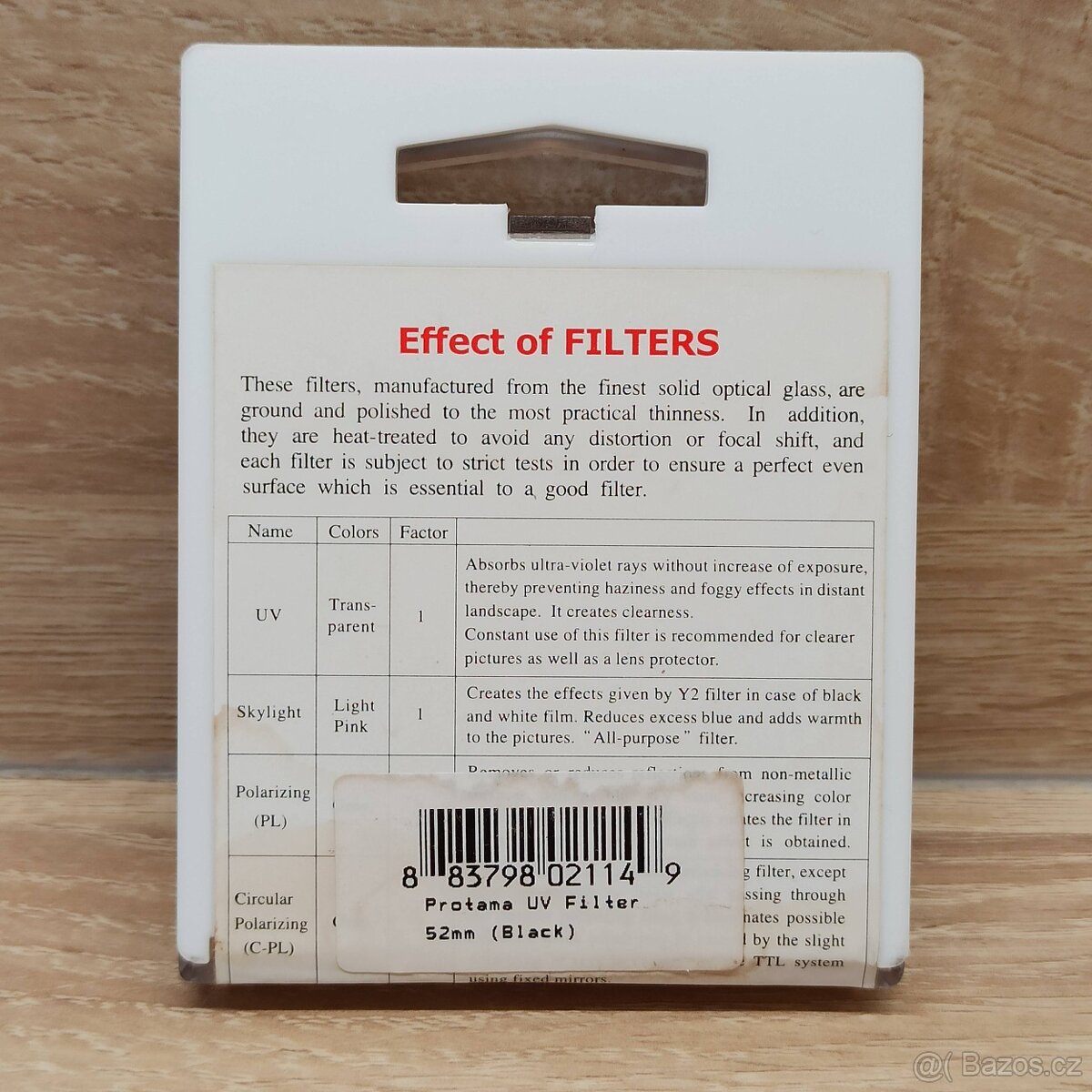 UV FILTR 52mm Tama PRO JAPAN - 2