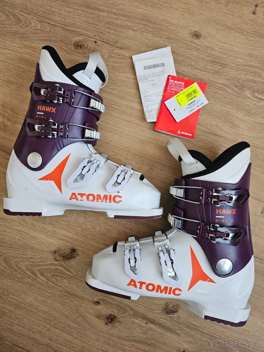 Dívčí lyžáky Atomic Hawx Girl jr 4 W (24) - 2