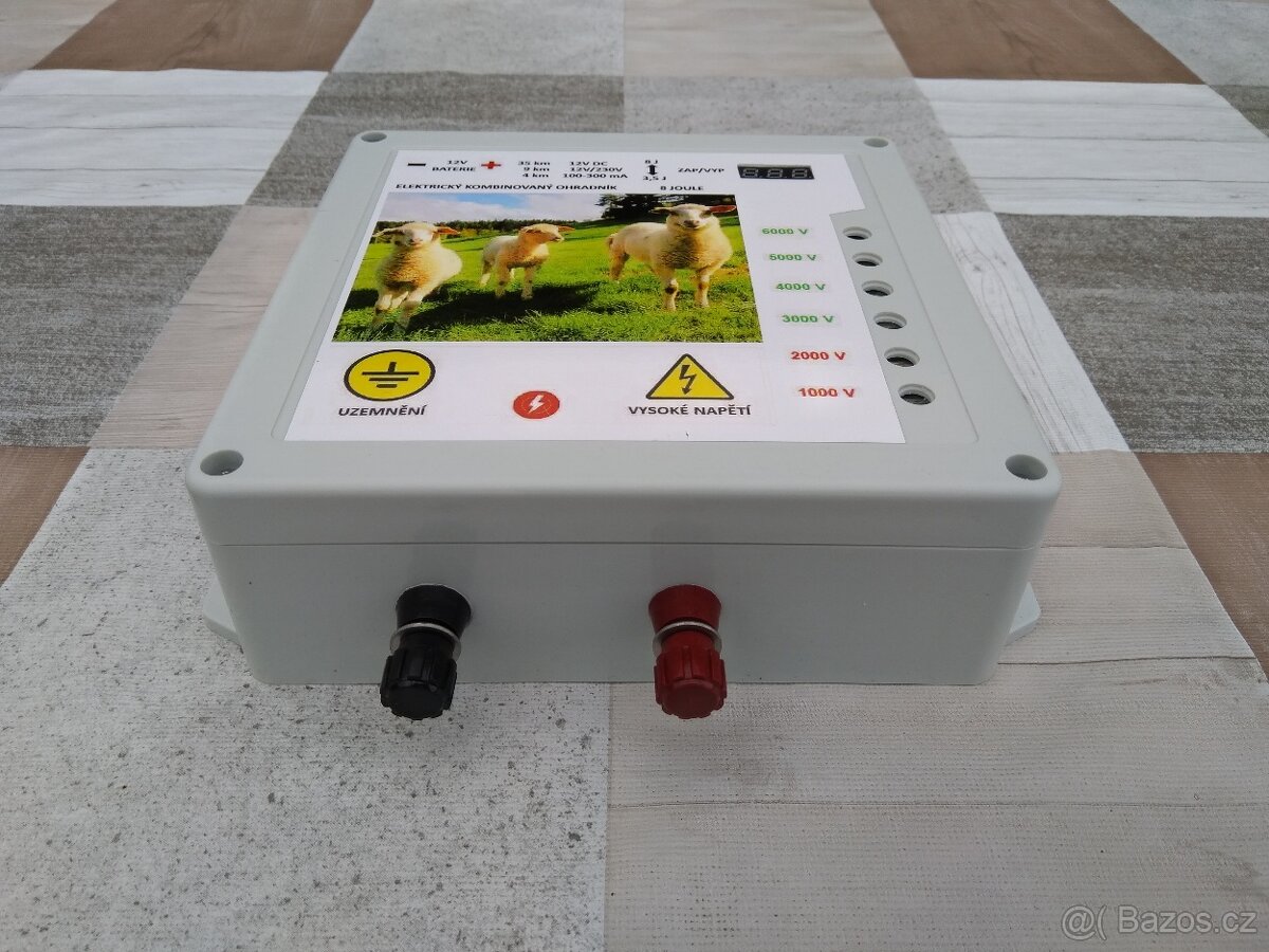 Prodám, elektrický ohradník, zdroj. SOLÁR 12V/230V 8J - 2