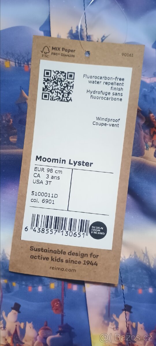 Reima moomin zimní kombinéza vel.98 - 2