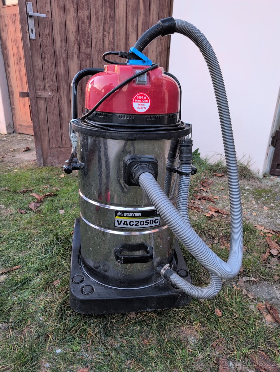 Průmyslový vysavač STAYER VAC 2050 C – 50 l, 1200 W – 90% st - 2