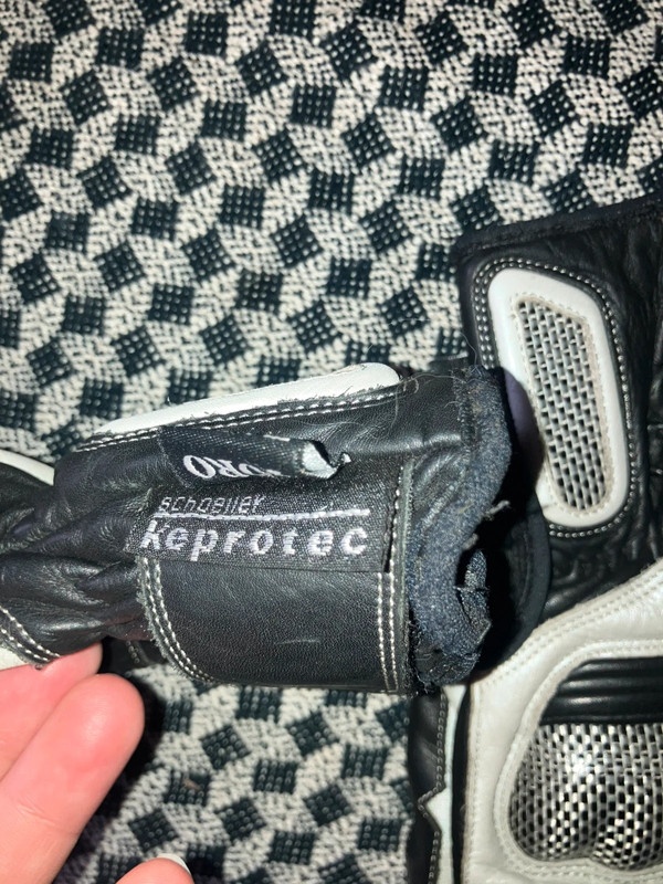 Kožené rukavice s kevralem Keprotec vel.XS - 2