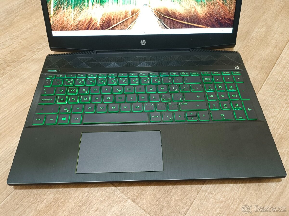 herní notebook HP, i7, 16GB RAM, GTX 1050ti 4GB, Win 11 - 2