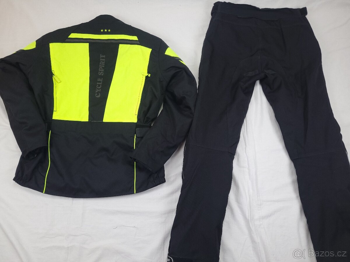 CS Neon/Fastway pánska textilná moto kombinéza cordura 2XL 5 - 2