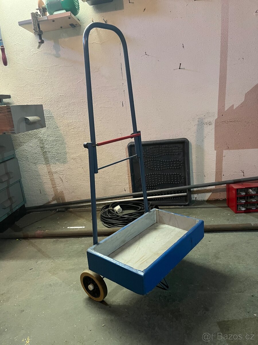 Skládací vozíček, vozík na kolečkách, nákupní vozík, tratar - 2