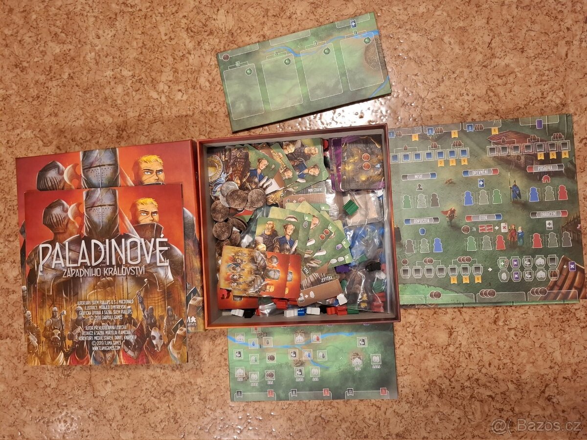 Paladinové Západního království - strategická desková hra - 2