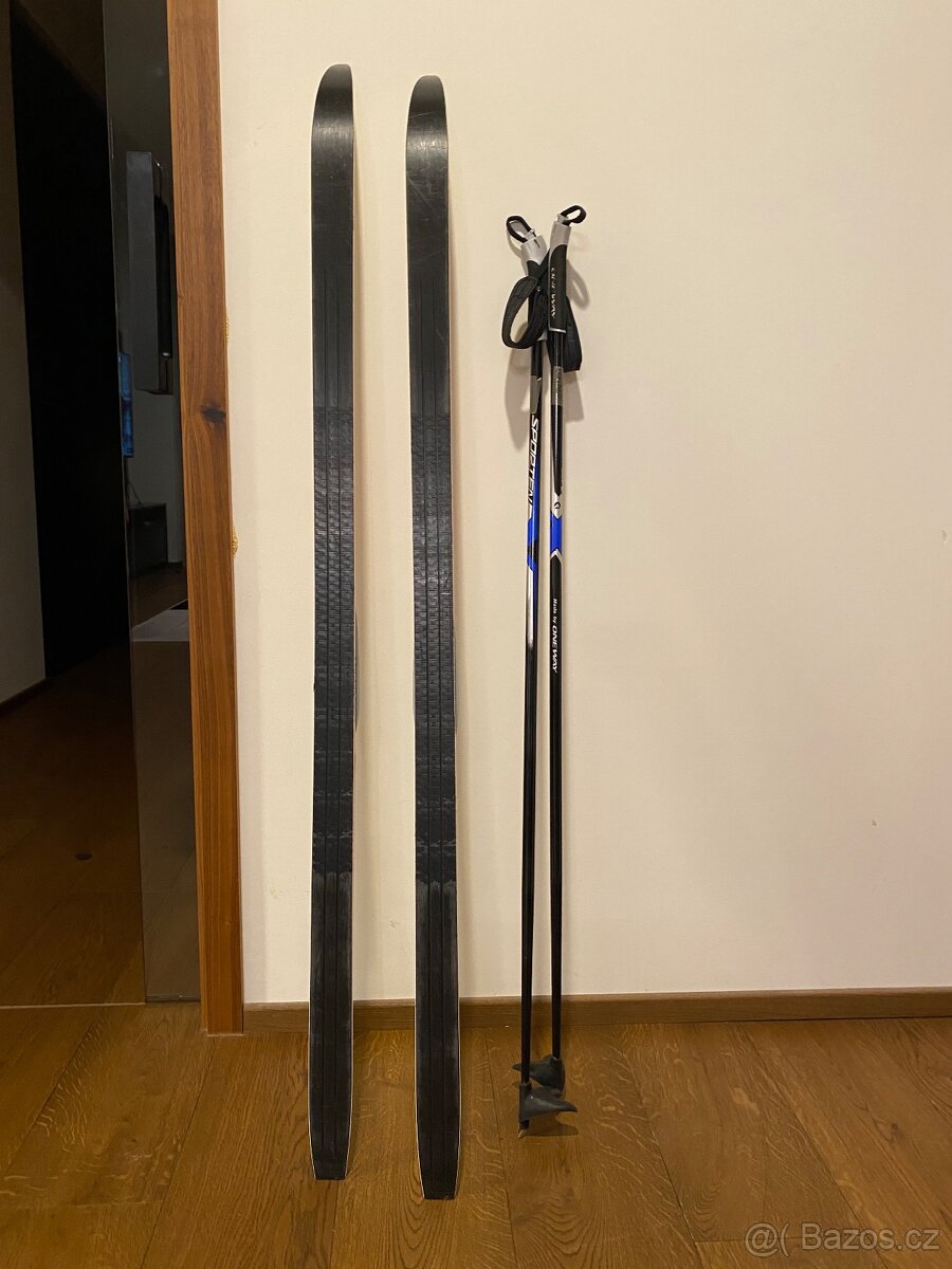 Dětské běžky Active vel. 137 s hůlkama - 2