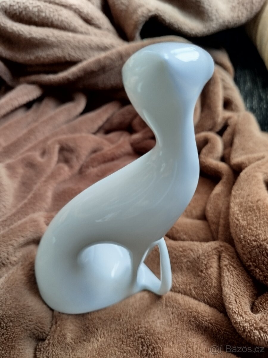 Royal Dux - kočka "Brusel" - 2